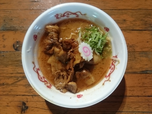 濃厚味噌「炎・炙」肉盛そば