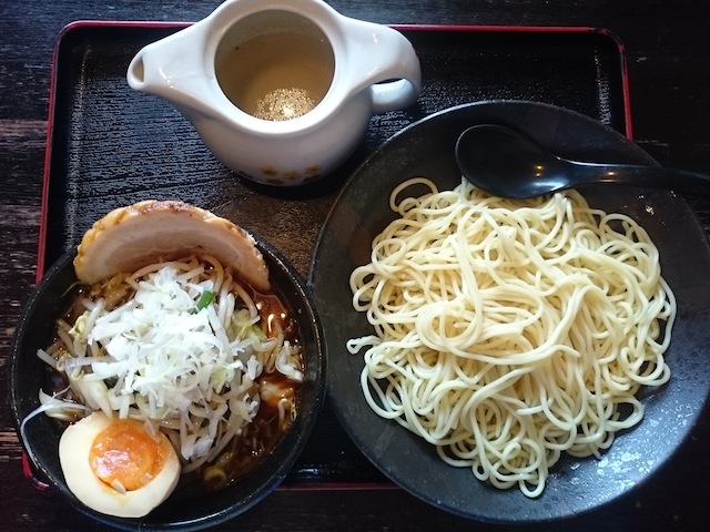 炒め野菜つけ麺