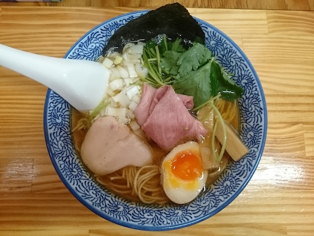 煮干しそば 白醤油