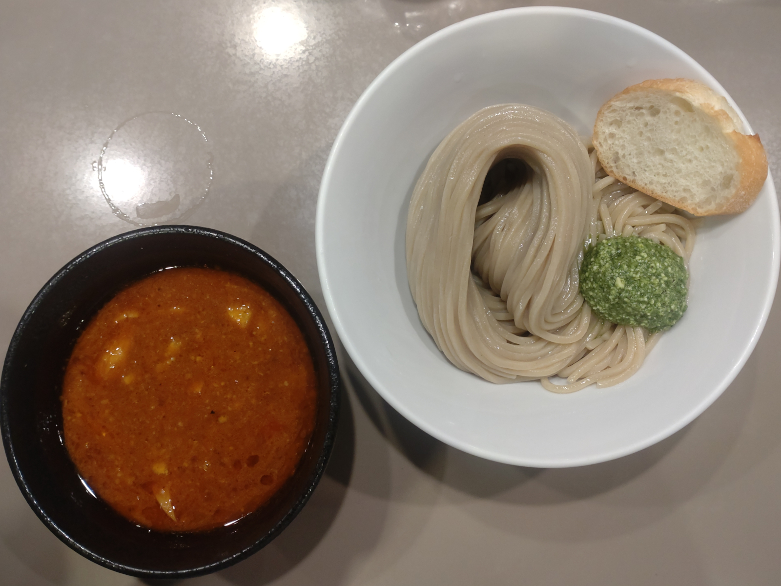 海老トマトつけ麺